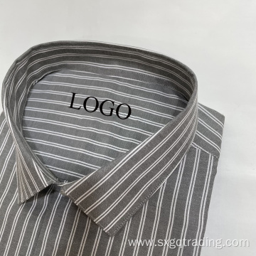 Stripe cvc OEM formal long sleeve shirt